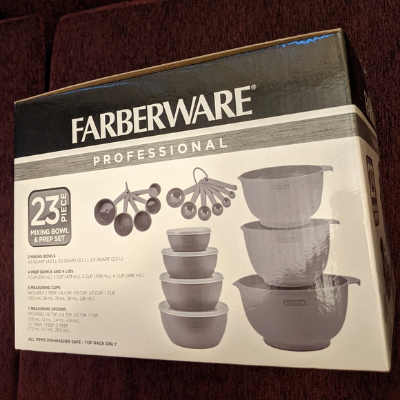 Farberware 23 pc mixing bowl and prep set - Picture 3 of 3